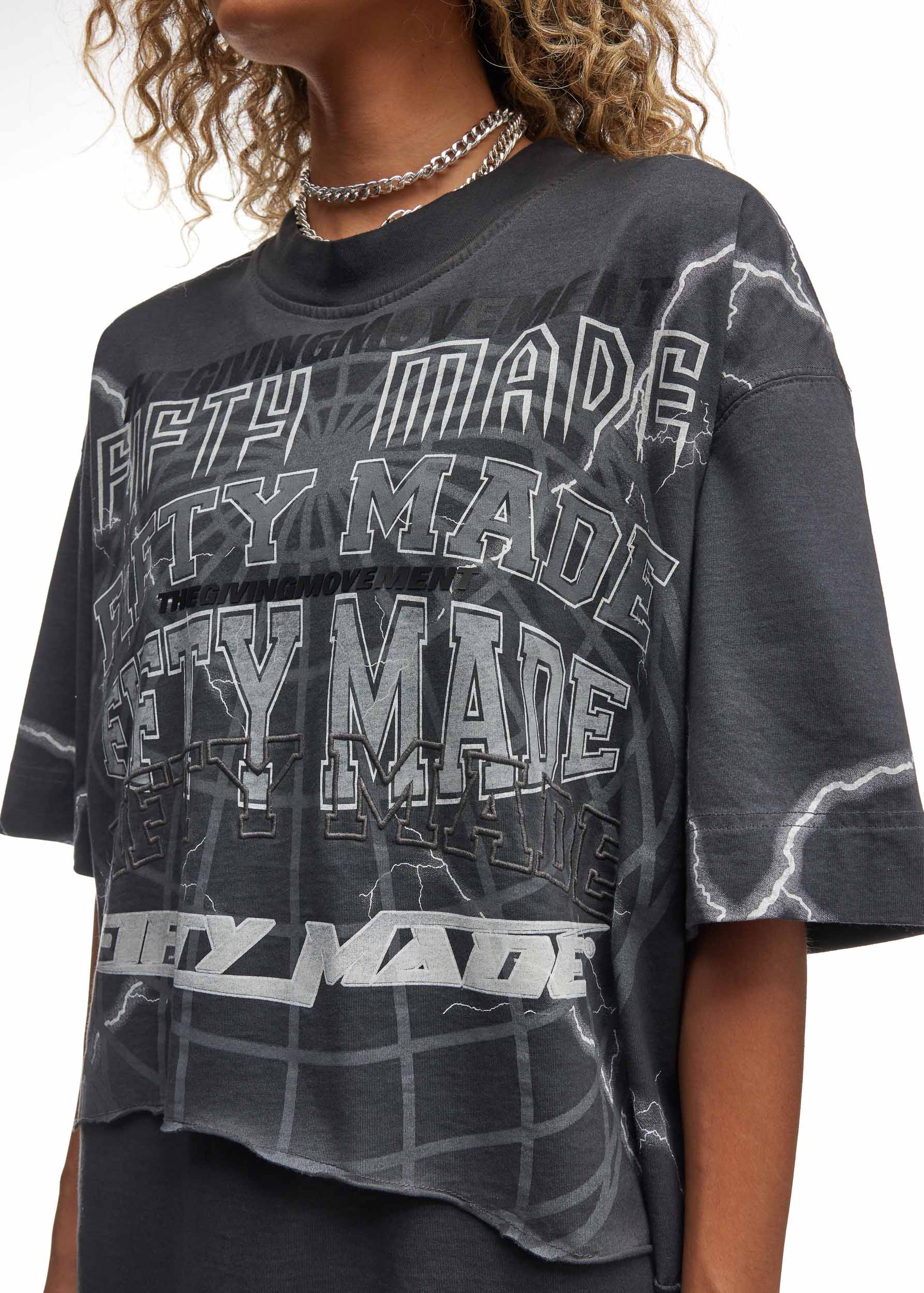 Tシャツ・カットソー Luxury Street Wear washed vintage my day earth be unisexual 230g American Plus Size Men's 100% Cotton Acid-Washed T